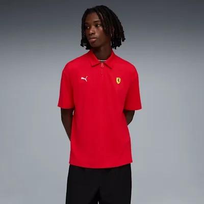 Playera polo Scuderia Ferrari CLOUDSPUN para hombre