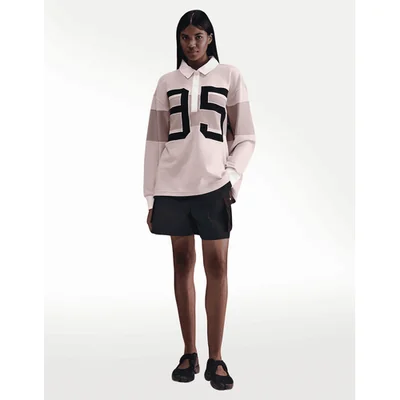 SUDADERA NIKE W NSW STREET LS GFX POLO