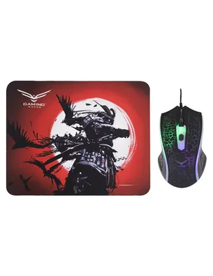Mouse Gamer Alámbrico Naceb NA-0955 + Mousepad