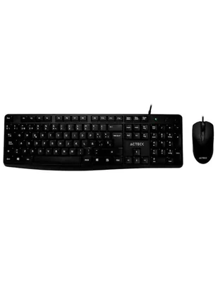 Kit 2 en 1 Teclado y Mouse Acteck Entry 500 USB AC-928984