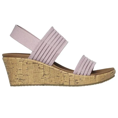 Sandalias Skechers Beverlee - Sheer Luck Color Rosa Para Mujer