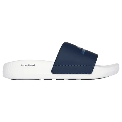 Sandalias Skechers Hyper Slide Infinite Color Marino Para Mujer
