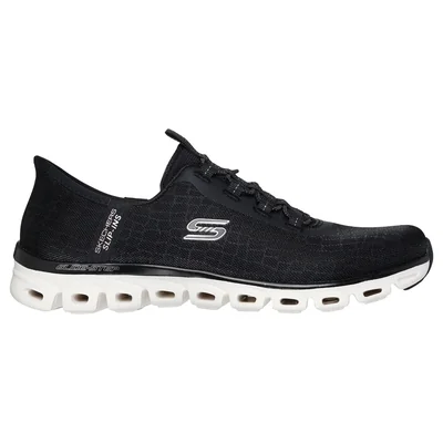 Tenis Skechers Slip-Ins® Wide Fit Glide-Step Prism Color Negro Oro Para Mujer