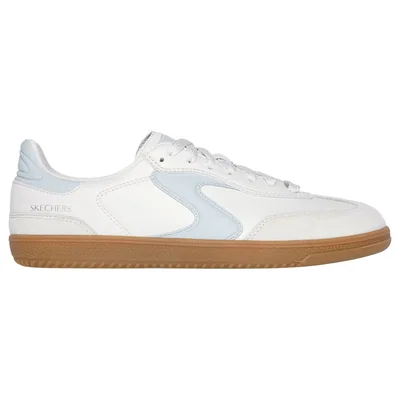 Tenis Skechers Hotshot Kickoff Color Natural Azul Para Mujer