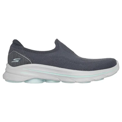 Tenis Skechers Go Walk 8 Aleena Color Gris Turquesa Para Mujer
