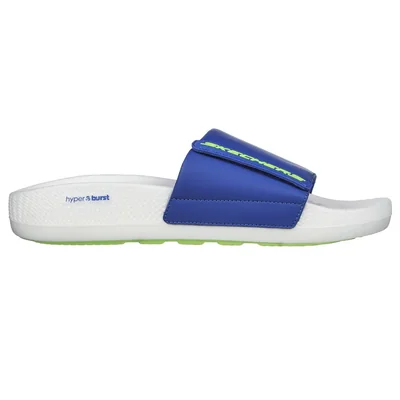 Sandalias Skechers On The Go Mens Hyper Slide, Reliance Color Rey Para Hombre