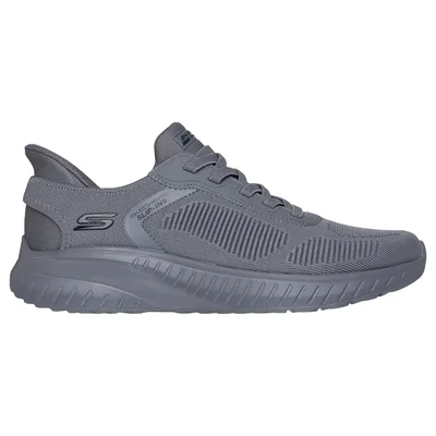 Tenis Skechers Bobs Bobs Squad Chaos, Solid Step Color Gris Obscuro Para Hombre