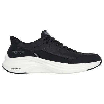 Tenis Skechers Slip-Ins® Wide Fit Contour Foam Cozy Fit Color Negro Blanco Para Hombre