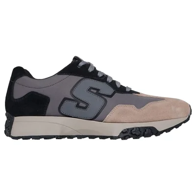 Tenis Skechers Upper Cut Neo Jogger-Lantis Color Gris Negro Para Hombre