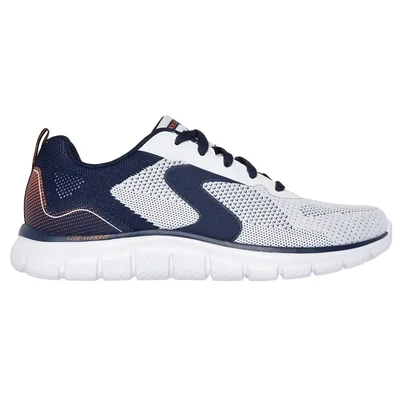 Tenis Skechers Track Lerko Color Blanco Marino Para Hombre