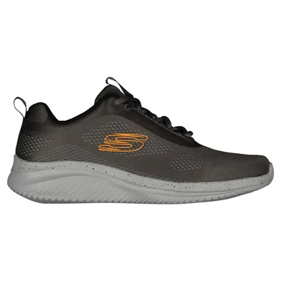 Tenis Skechers Sport Ultra Flex 3.0 Color Gris Naranja para Hombre