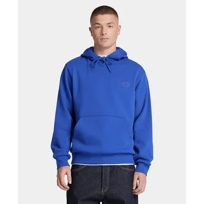 Sudadera con gorro y logo de silicona para hombre, Azul