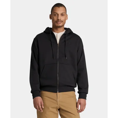 Sudadera con gorro y cierre Oyster River para hombre, Negro