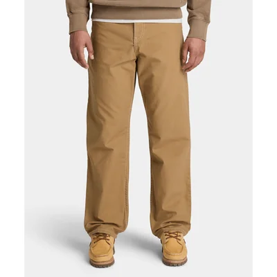 Pantalón de carpintero de algodón Rindge para hombre, Amarillo