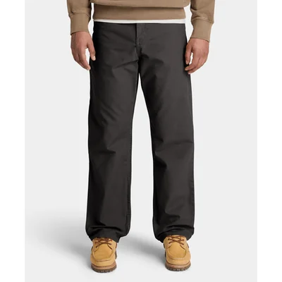 Pantalón de carpintero de algodón Rindge para hombre, Negro