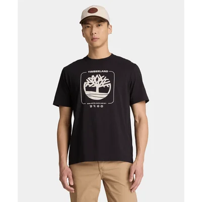 Playera gráfica para hombre, Negro