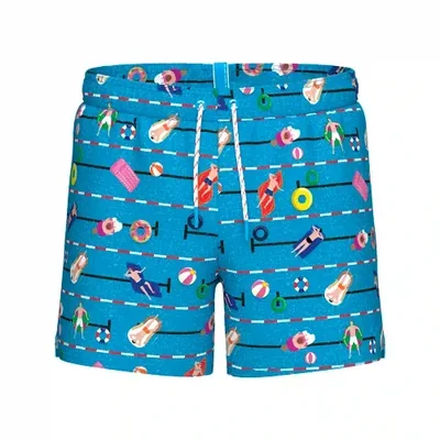 Short Arena Playa Water Prints Allover Hombre 007159-805