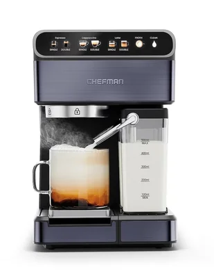 Cafetera espresso Chefman Barista Pro Plus rj54-i-sv-blk-mx