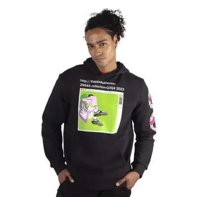 Sudadera Kappa Casual Authentic Graphik Giafar NG Hombre