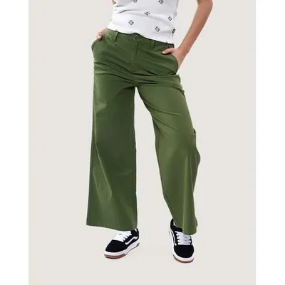 Pantalón Authentic Chino Wide Verde 5GRK