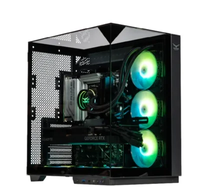 Gabinete Naceb Iris NA-0639, Midi-Tower, ATX/Micro-ATX/Mini-ITX, USB 3.0, sin Fuente, 4 Ventiladores Instalados, Negro