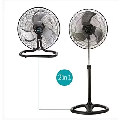 Ventilador de Pedestal VEC VEC-18130D 18 pulgadas 2 en 1 Metalico ALBY