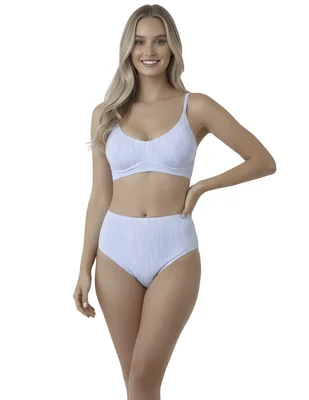 Bikini de dos piezas con rayas verticales