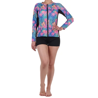 Traje de Baño 2 Piezas Floral Rashguard Too Good Mujer