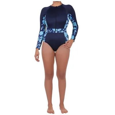 Traje de Baño Body Bikini Manga Larga Skysoul Mujer