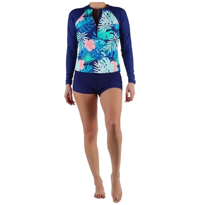 Traje de Baño 2 Piezas Rashguard y Shorts Lifestyler Mujer