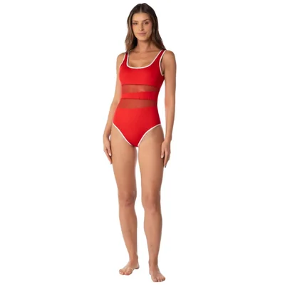 Traje de Baño con Transparenca Kibys para Mujer