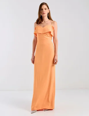 Vestido maxi de fiesta Mia Paluzzi espalda abierta