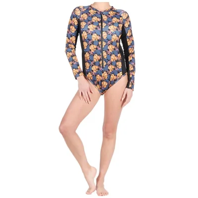 Traje de Baño Floral Cierre Frontal Ml Too Good para Mujer