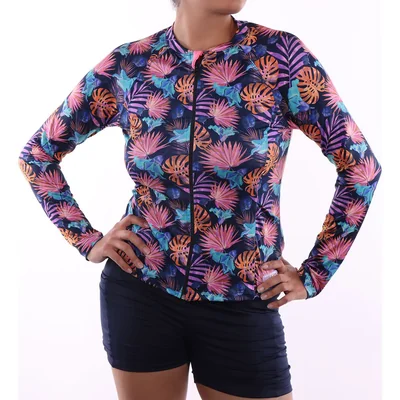 Traje de Baño Dos Piezas Manga Larga y Short Skysoul para Mujer