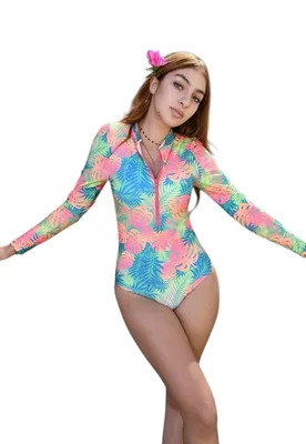Traje de Baño Manga Larga para Mujer marca ForzzA