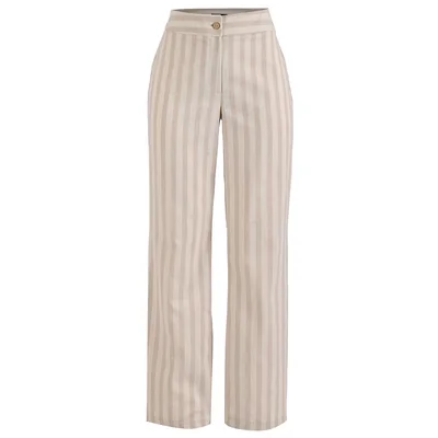 Pantalon Lino Rayas Vanity para Mujer