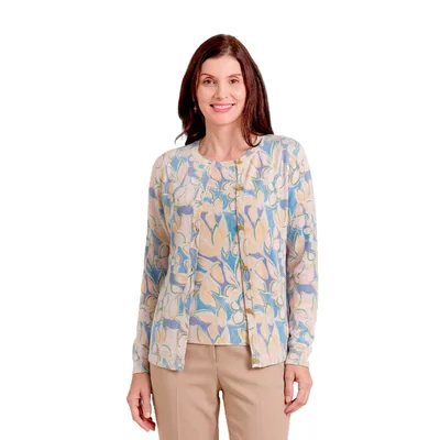 Cardigan Estampada Vitos para Mujer