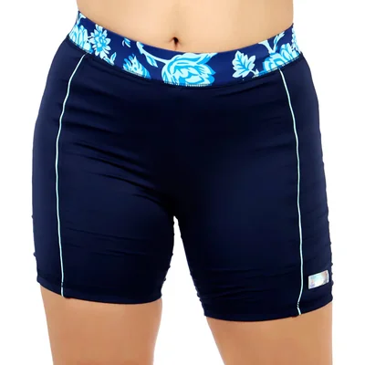 Short Deportivo Floral Ajustado Skysoul Mujer