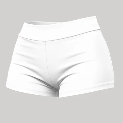 SHORT CORTO TIPO CACHETERO PARA DAMA COLOR BLANCO