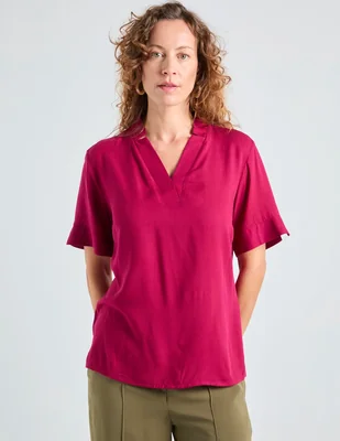 Blusa Loren's manga corta para mujer