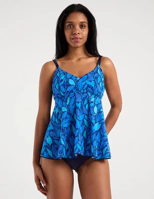 Top bikini Michael David estampado floral copa preformadas para mujer