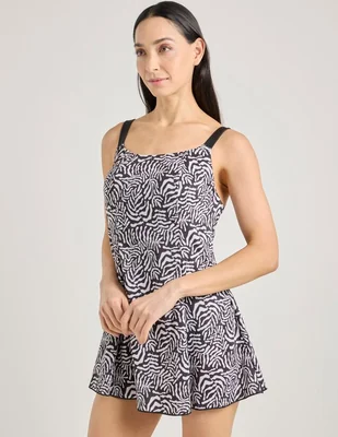Traje de baño completo Michael David estampado animal print para mujer