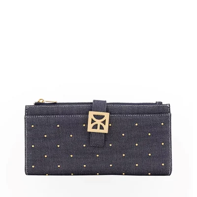 Billetera Flap Cloe Marino para Mujer