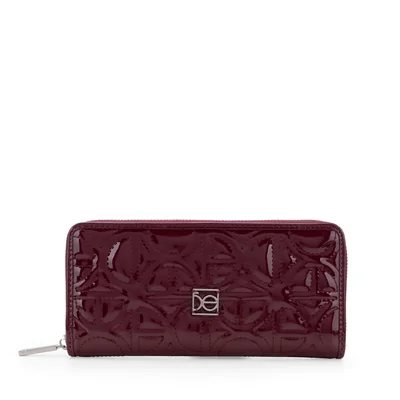 Billetera Cierre Sencillo Cloe Tinto para Mujer