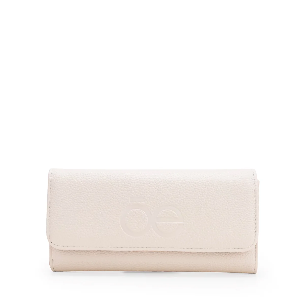 Billetera Flap Cloe Beige para Mujer