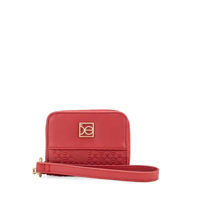 Billetera Cierre Sencillo Cloe Rojo para Mujer