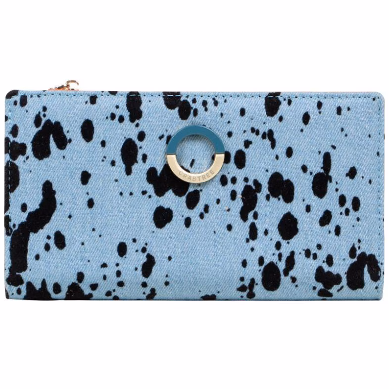 Cartera Azul Crabtree para Dama