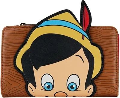 Loungefly Disney Pinocchio Peeking Flap Wallet