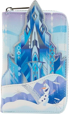 Loungefly Disney Frozen Princess Castle Zip Wallet