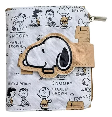Cartera Billetera Tarjetero Monedero de Snoopy para Dama Mujer